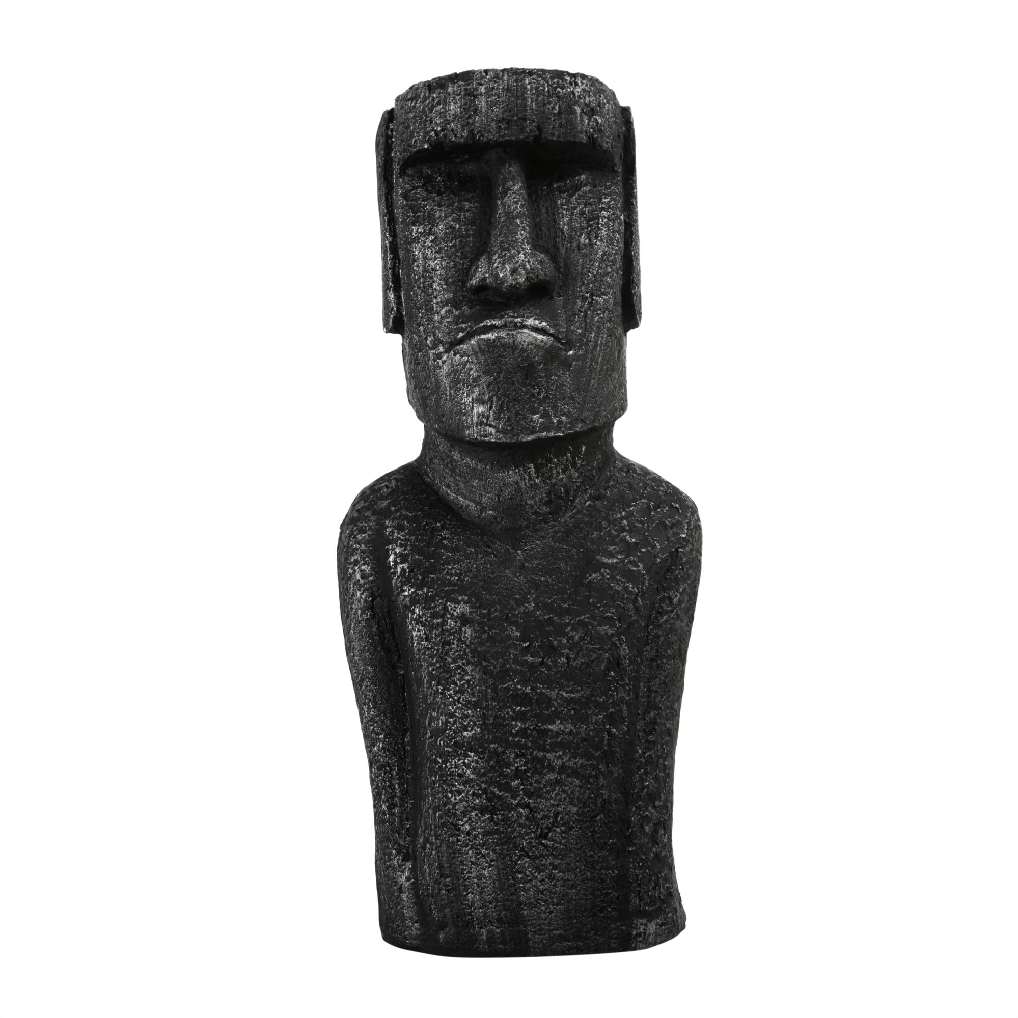  MOAI STATUE GRİ BİBLO 23X18X56CM