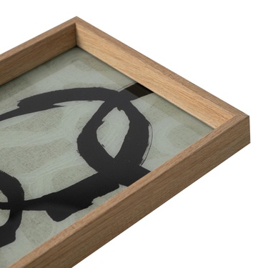  LOOP DEKORATİF TEPSİ NATURAL 25X40CM