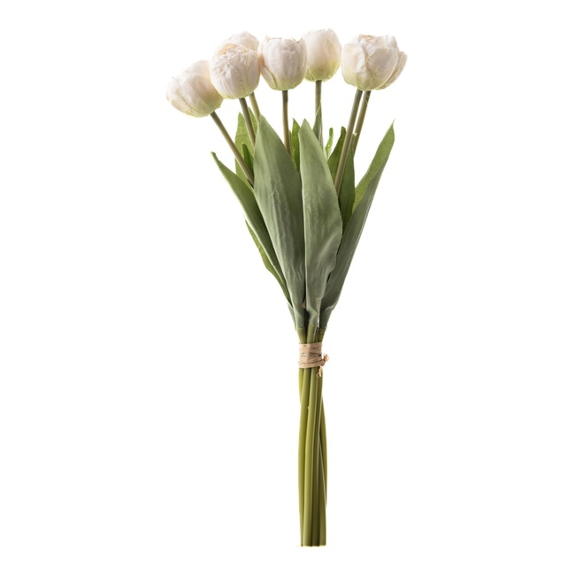  LALE DEMETİ BEYAZ 40CM