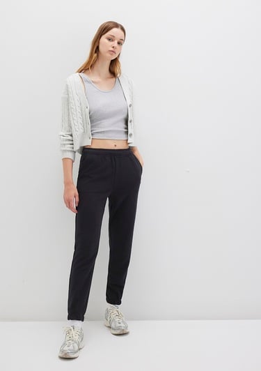  Mavi Siyah Basic Eşofman Altı 1600823-900