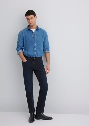  Mavi Hunter Mavi Black Mürekkep Mavi Jean Pantolon 0020234818