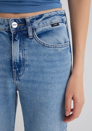  Mavi Miav 90lar İndigo Mavisi Jean Pantolon 1010299-83039