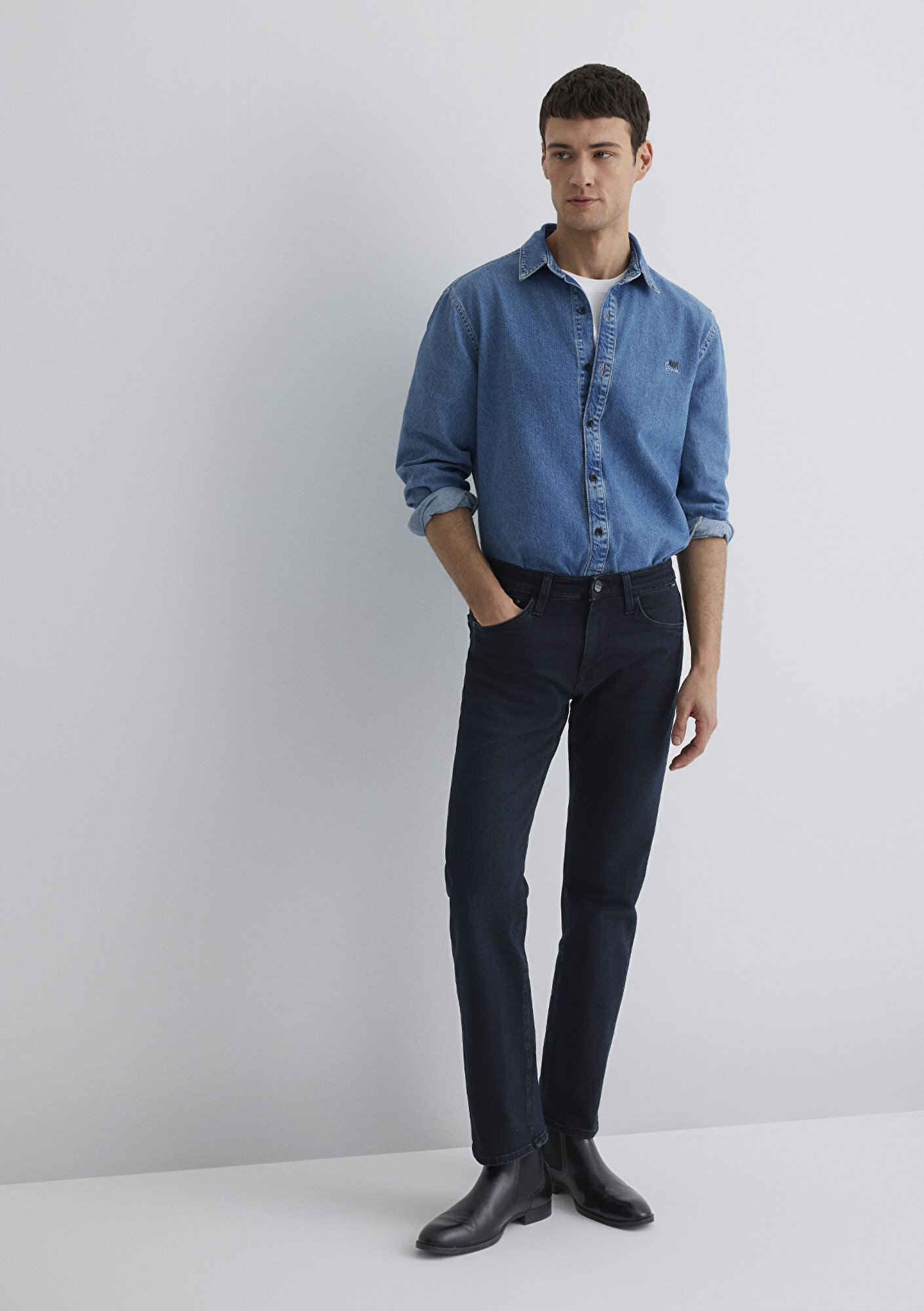  Mavi Hunter Mavi Black Mürekkep Mavi Jean Pantolon 0020234818