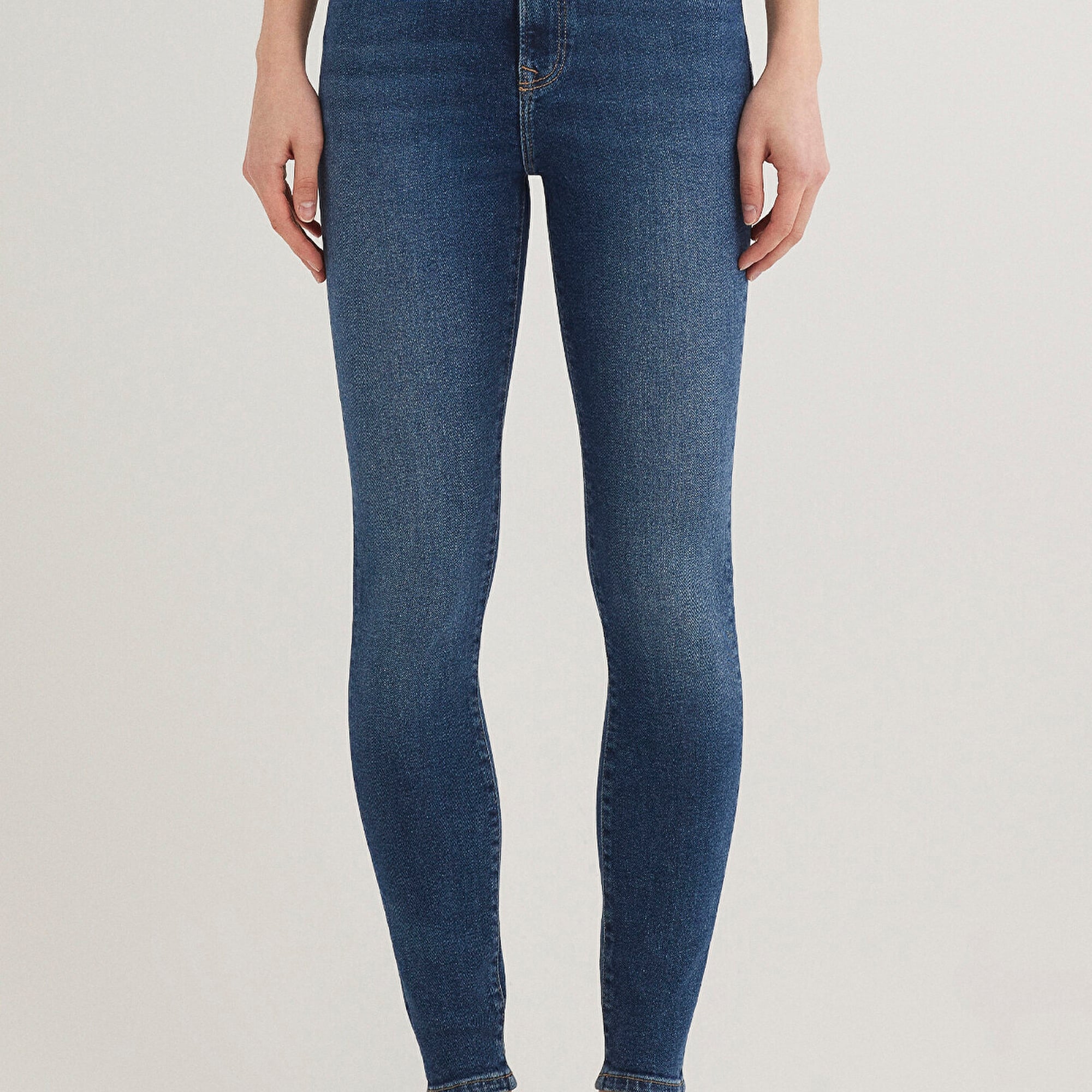 Mavi Serenay Gold Shape Koyu Mavi Jean Pantolon 100980-33687