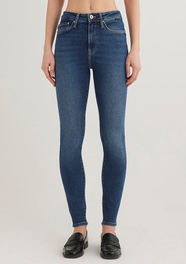  Mavi Serenay Gold Shape Koyu Mavi Jean Pantolon 100980-33687