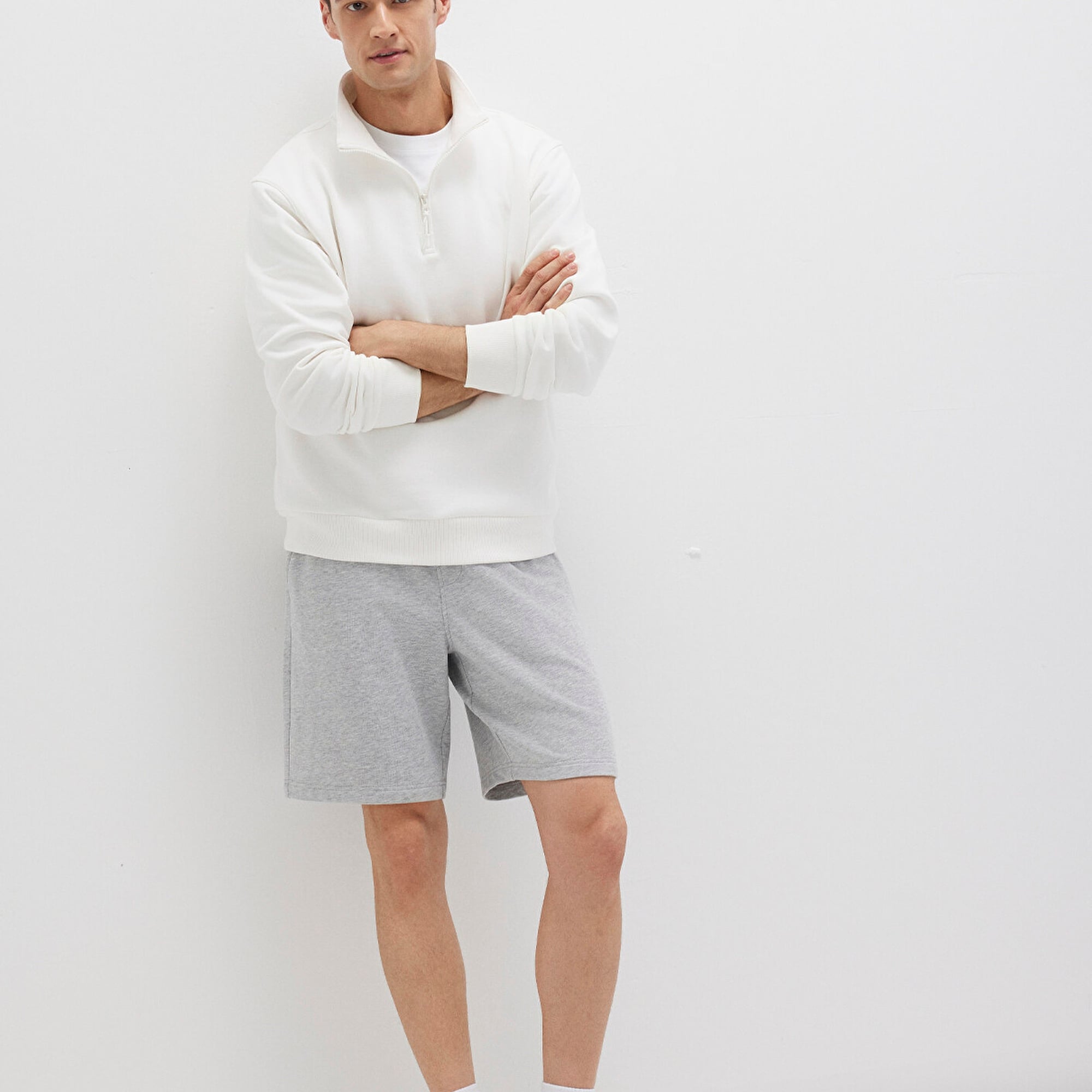 Mavi Gri Basic Şort 066935-35010