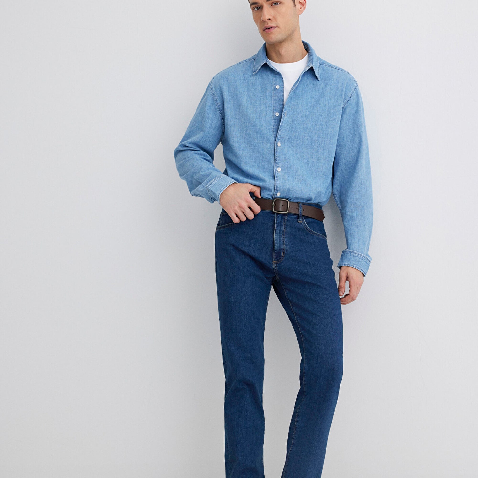 Mavi 177 Casual Koyu Mavi Comfort Jean Pantolon 0017732662