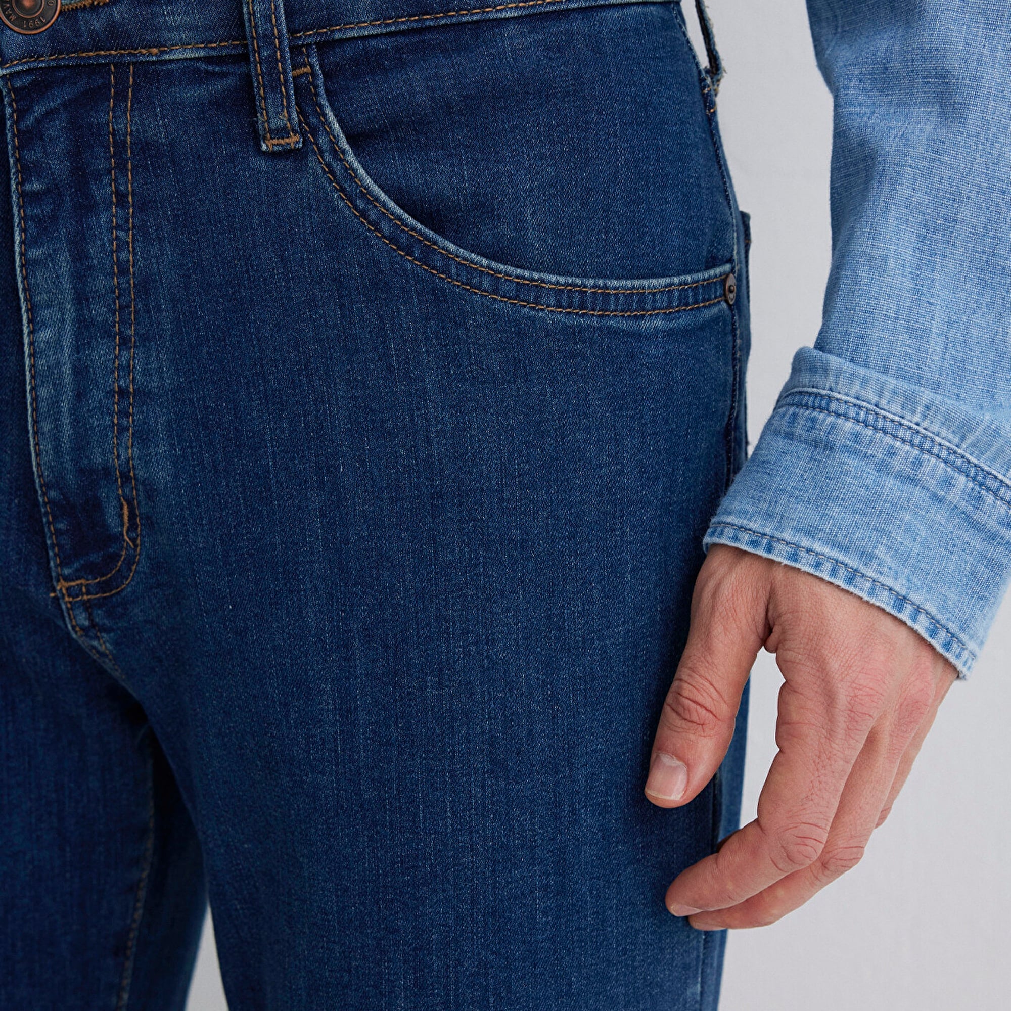 Mavi 177 Casual Koyu Mavi Comfort Jean Pantolon 0017732662