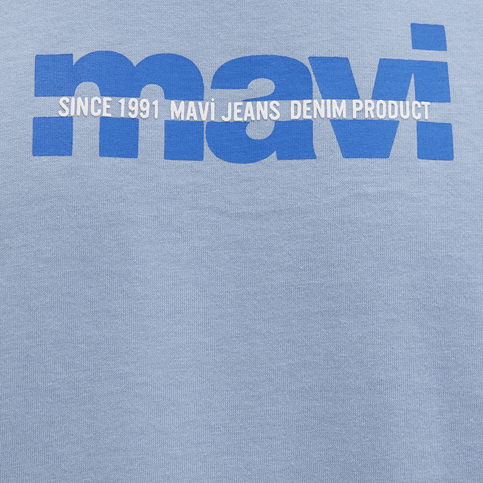 Mavi Mavi Logo Baskılı Mavi Tişört Regular Fit / Normal Kesim 0610943-70731