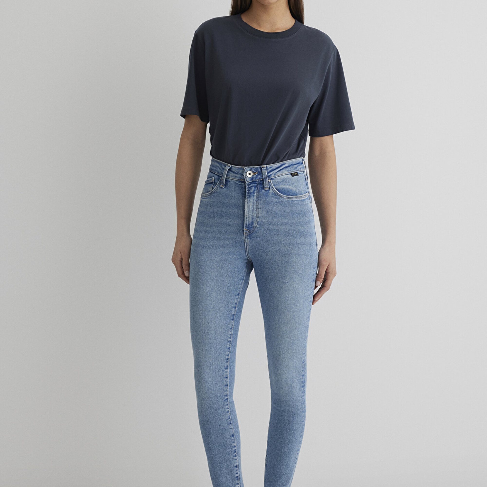 Mavi Serenay Gold Shape Puslu Indigo Mavisi Jean Pantolon 100980-80533