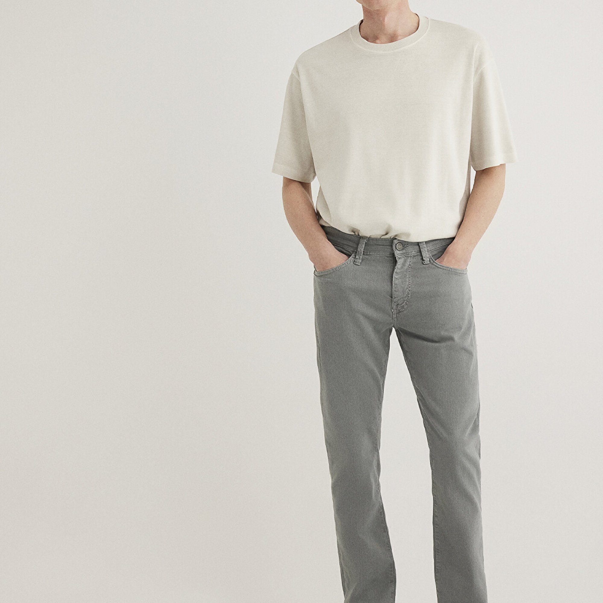 Mavi Marcus Gölge Gri Comfort Gabardin Pantolon 0035180922