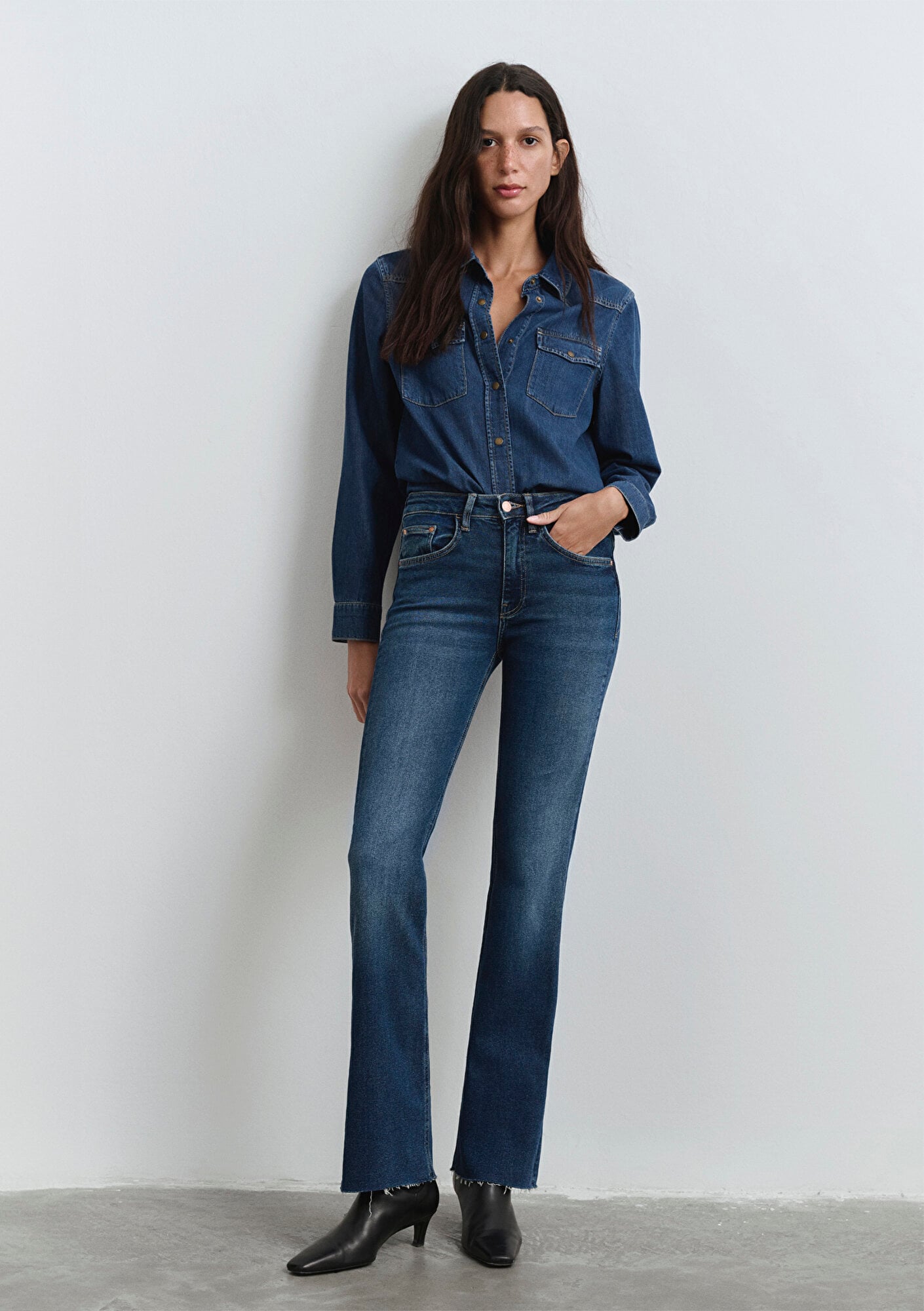  Mavi Maria Gold Denim Koyu Mavi Jean Pantolon 101225-80680