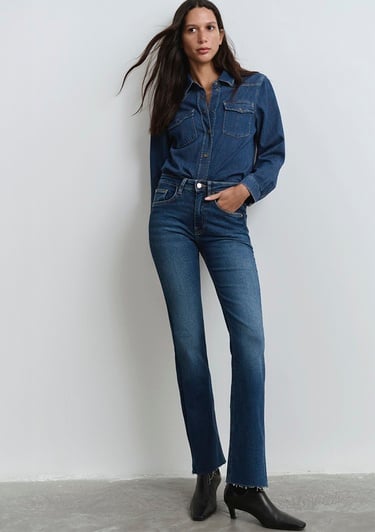  Mavi Maria Gold Denim Koyu Mavi Jean Pantolon 101225-80680