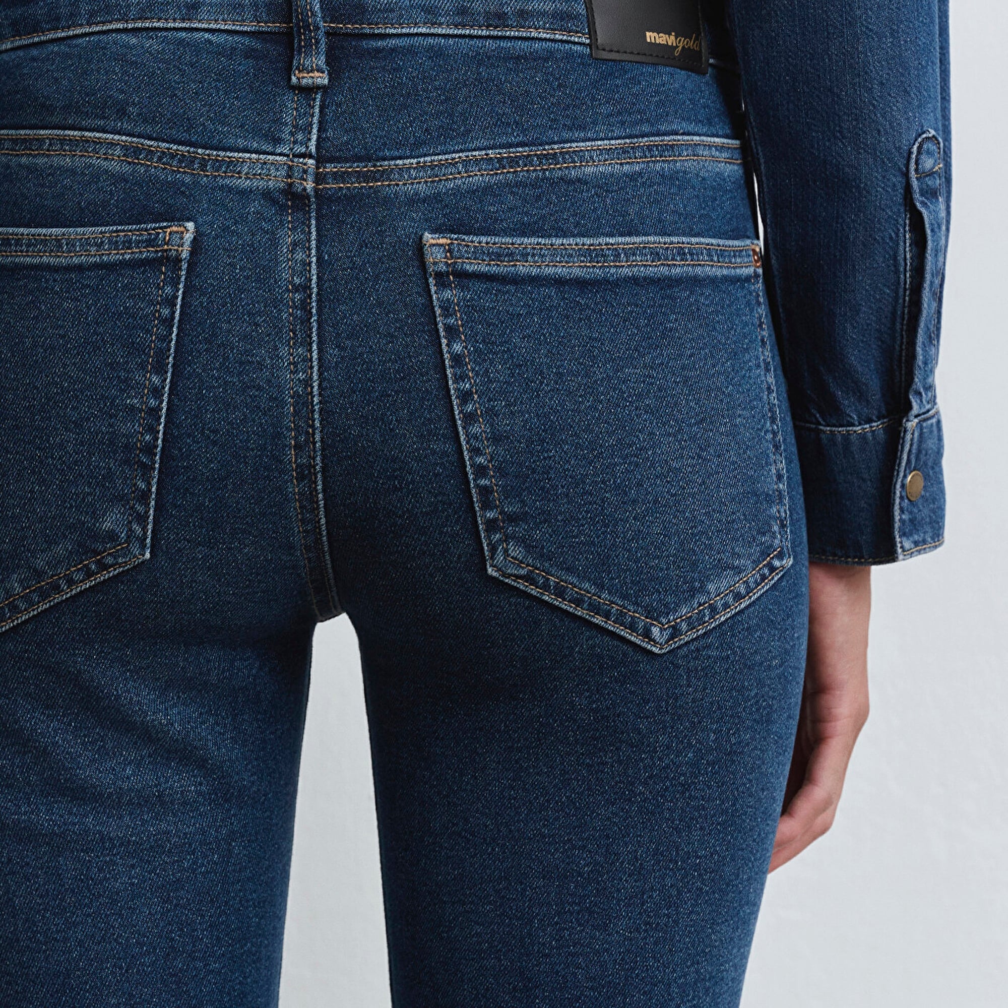 Mavi Maria Gold Denim Koyu Mavi Jean Pantolon 101225-80680