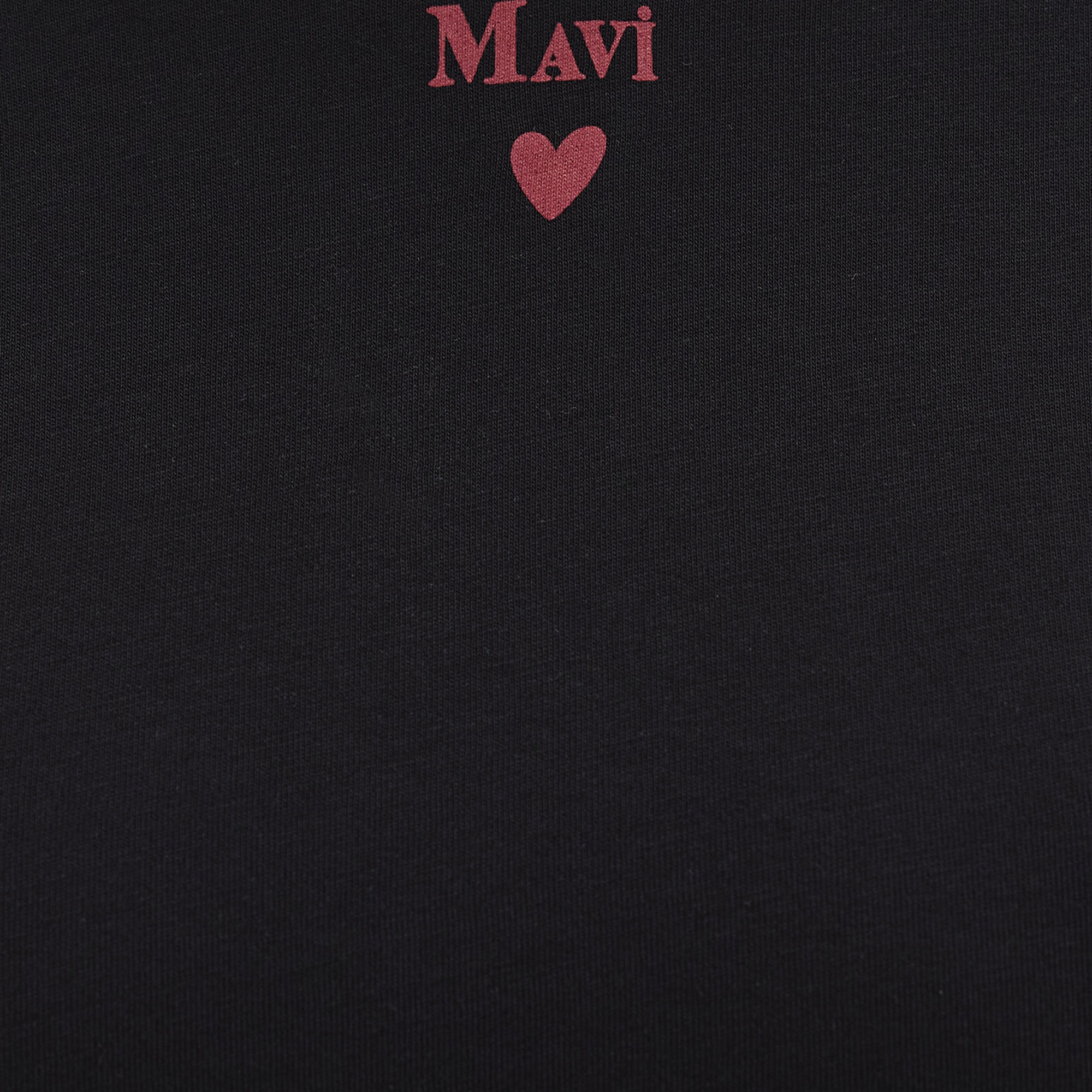 Mavi Mavi Logo Baskılı Siyah Tişört Semi Slim Fit / Yarı Dar Kesim 1601185-900