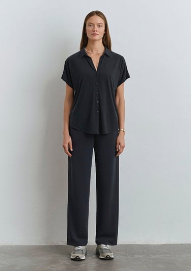  Mavi Lux Touch TENCEL TM Antrasit Modal Gömlek Regular Fit / Normal Kesim 168081-900