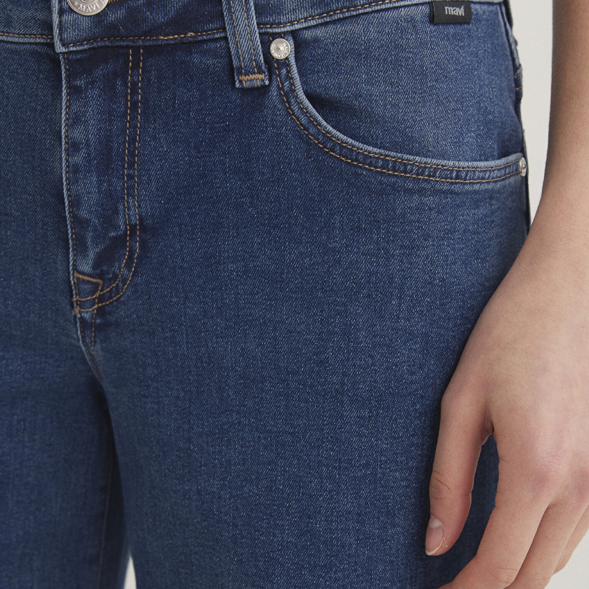 Mavi Deli Dolu Casual Koyu Mavi Jean Pantolon 1010435597