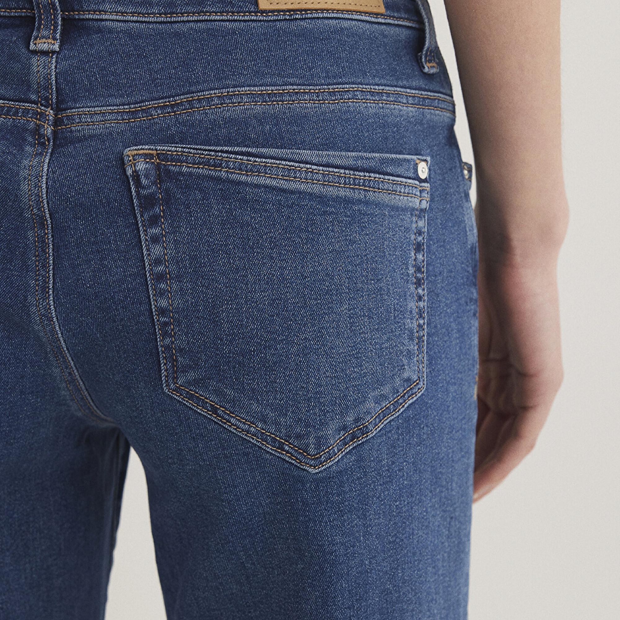 Mavi Deli Dolu Casual Koyu Mavi Jean Pantolon 1010435597