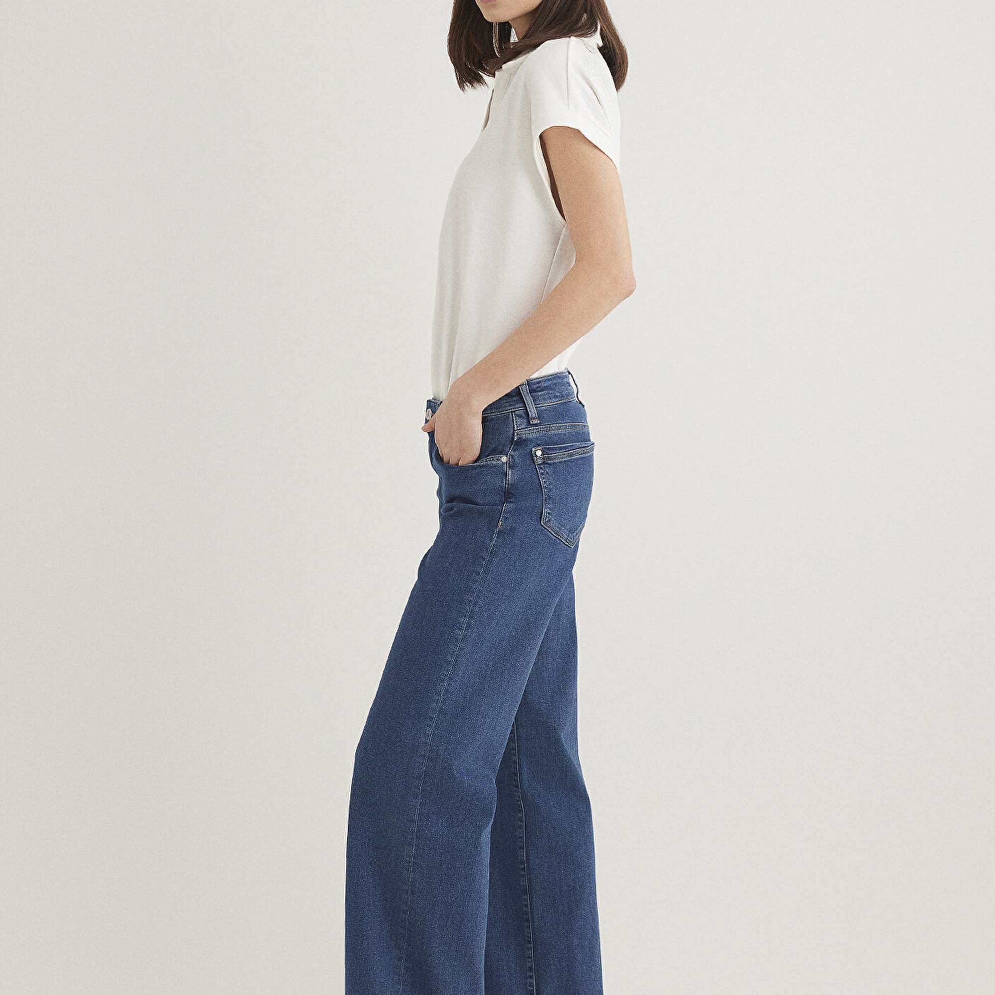 Mavi Deli Dolu Casual Koyu Mavi Jean Pantolon 1010435597