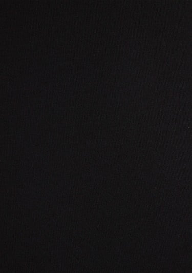  Mavi Ribana Detaylı V Yaka Siyah Tişört Fitted / Vücuda Oturan Kesim 063748-900