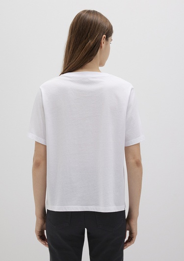  Mavi Kedi Baskılı İstanbul Tişört Regular Fit / Normal Kesim 1610225-620