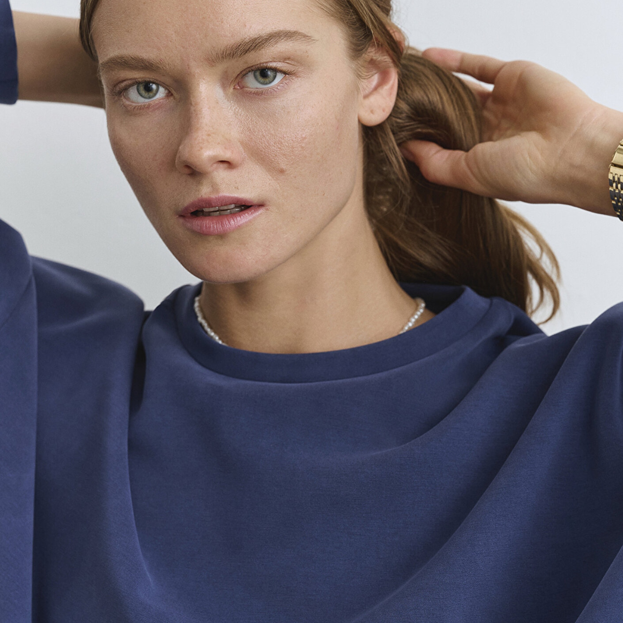 Mavi Lux Touch TENCEL TM Modal Lacivert Sweatshirt 168837-70491