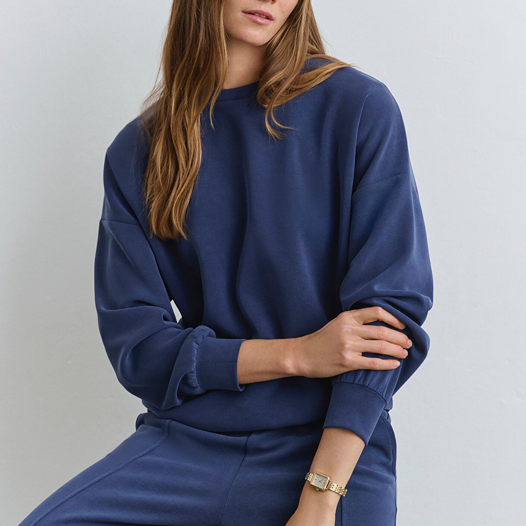 Mavi Lux Touch TENCEL TM Modal Lacivert Sweatshirt 168837-70491