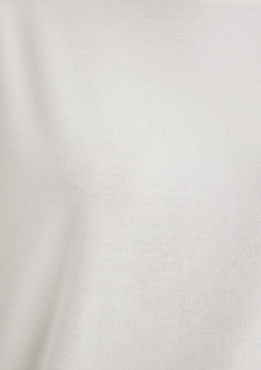  Mavi Lux Touch TENCEL TM Modal Ekru Basic Tişört Loose Fit / Bol Rahat Kesim 167245-25705