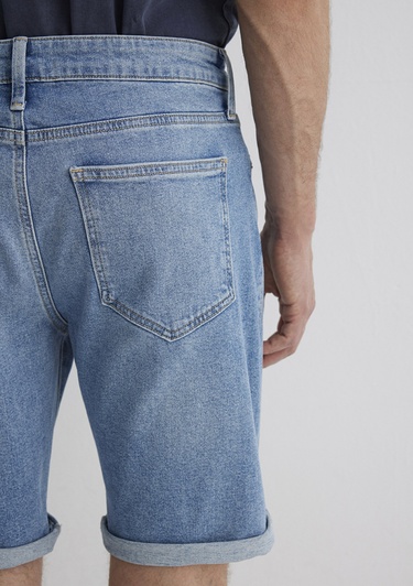  Mavi Brian Street Açık Mavi Jean Şort 0418481309