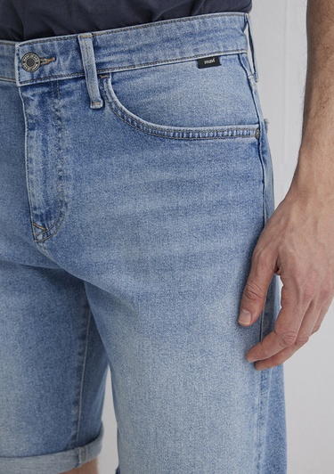  Mavi Brian Street Açık Mavi Jean Şort 0418481309