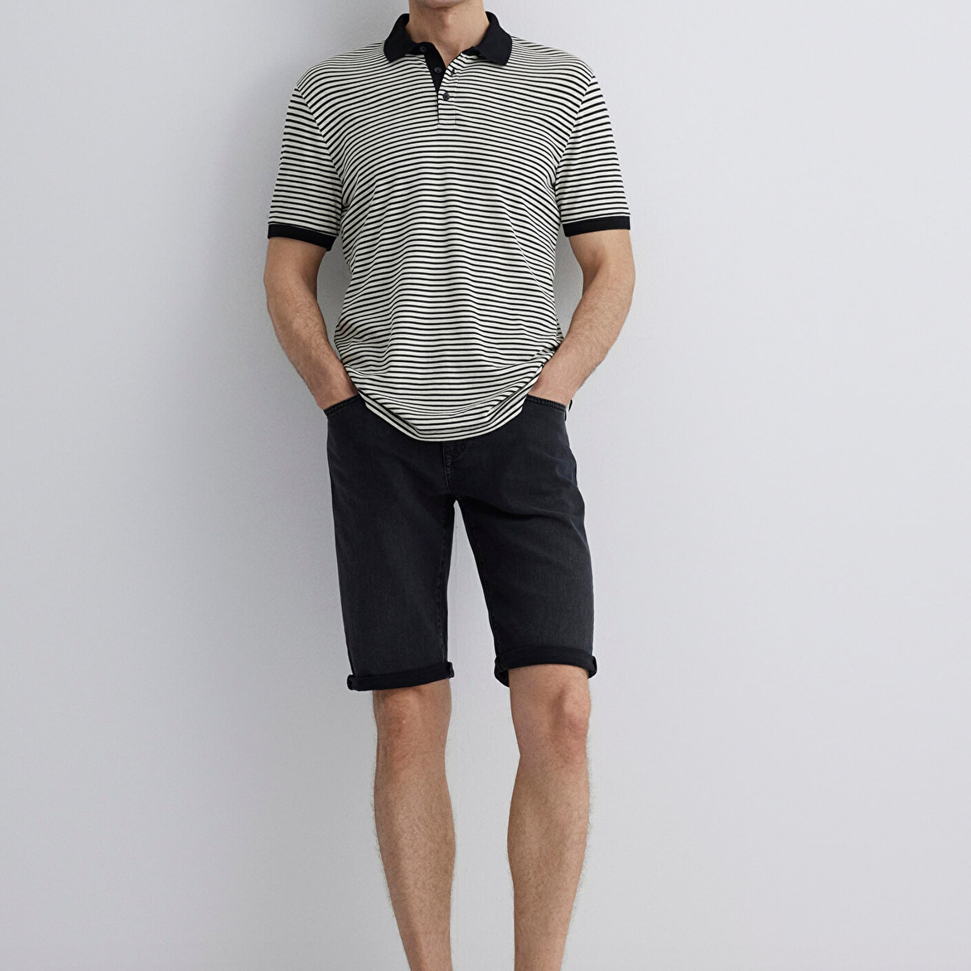 Mavi Nicholas Mavi Black Antrasit Jean Şort 0416081307