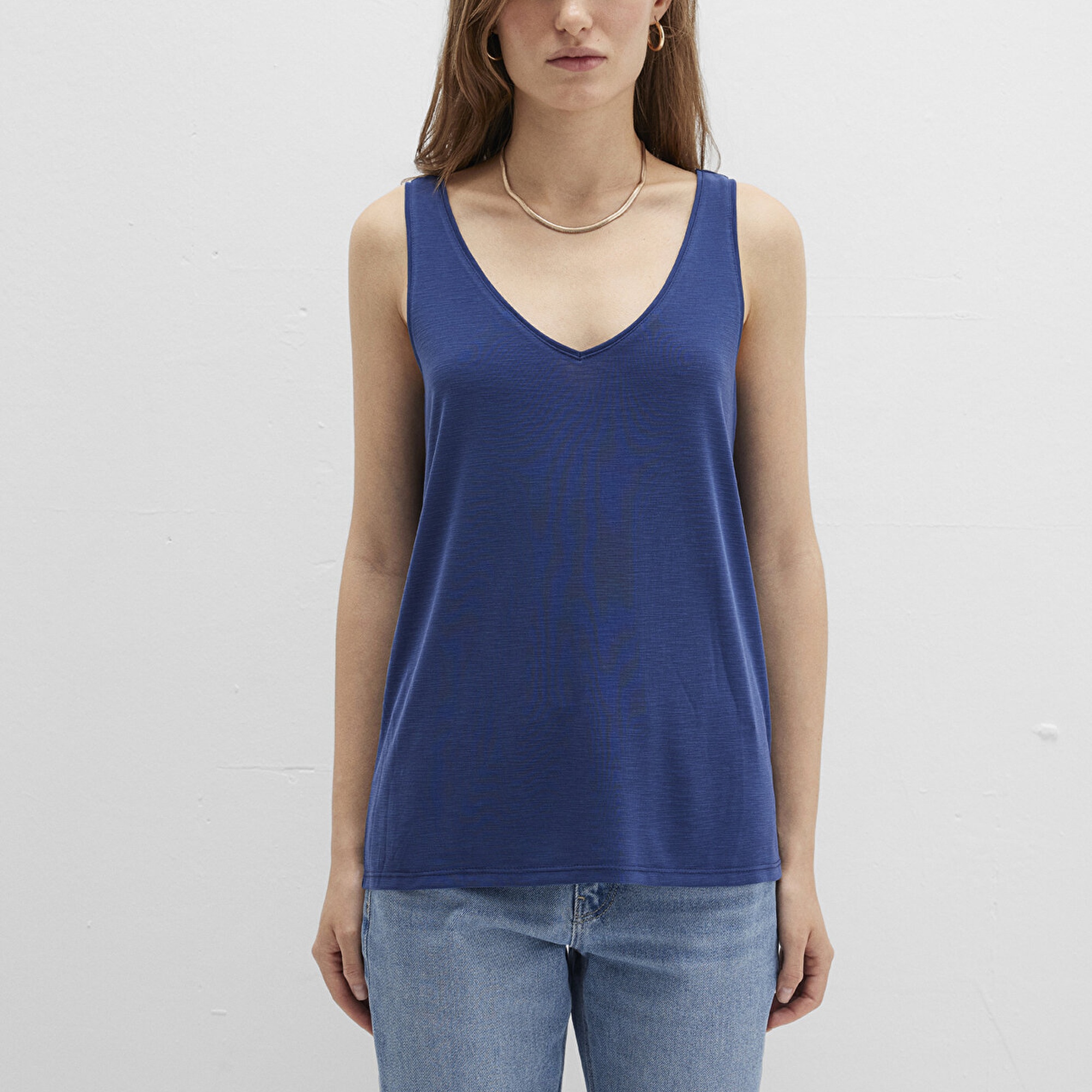 Mavi Lux Touch TENCEL TM Lacivert Modal Atlet Slim Fit / Dar Kesim 1610423-70491