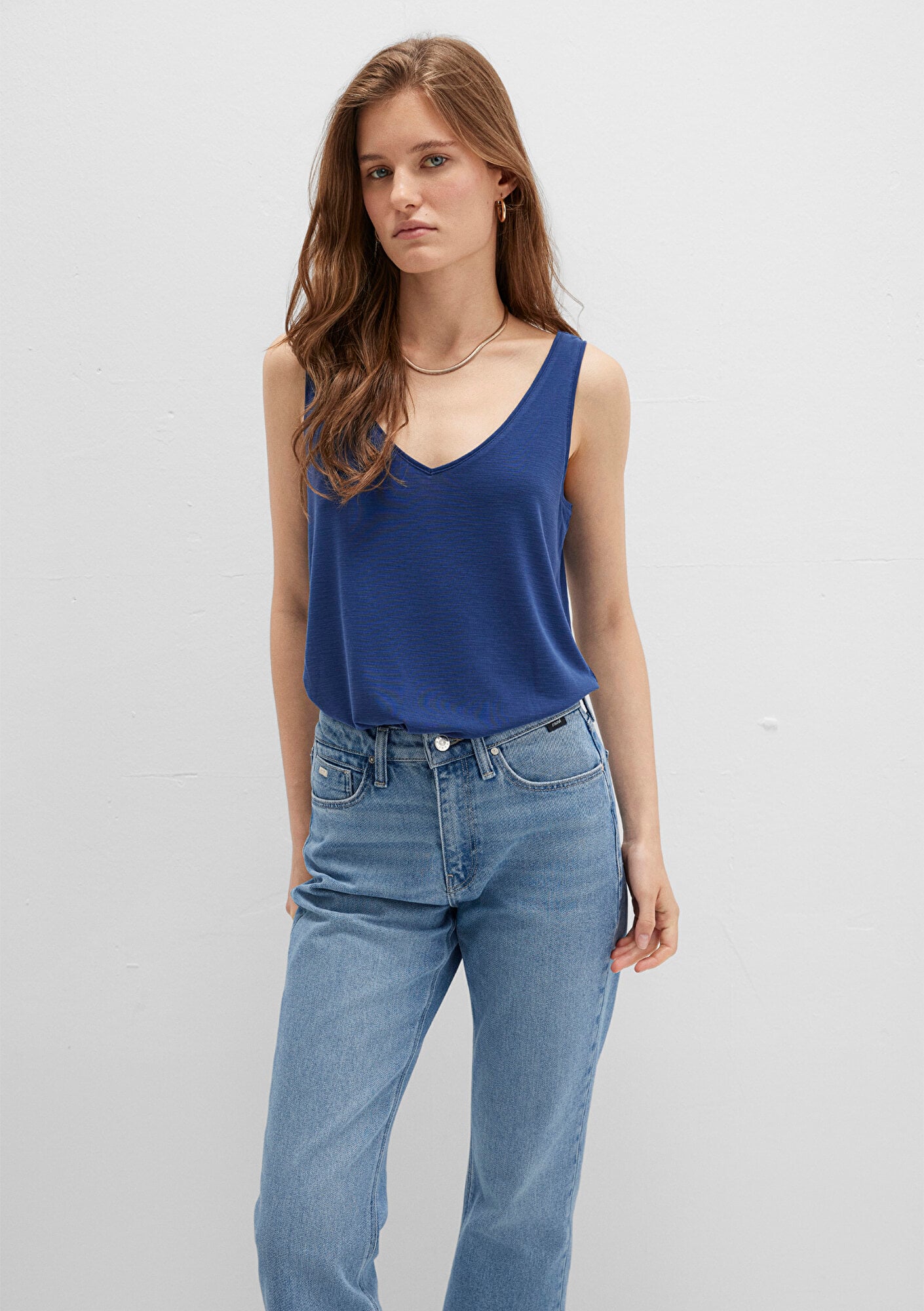  Mavi Lux Touch TENCEL TM Lacivert Modal Atlet Slim Fit / Dar Kesim 1610423-70491