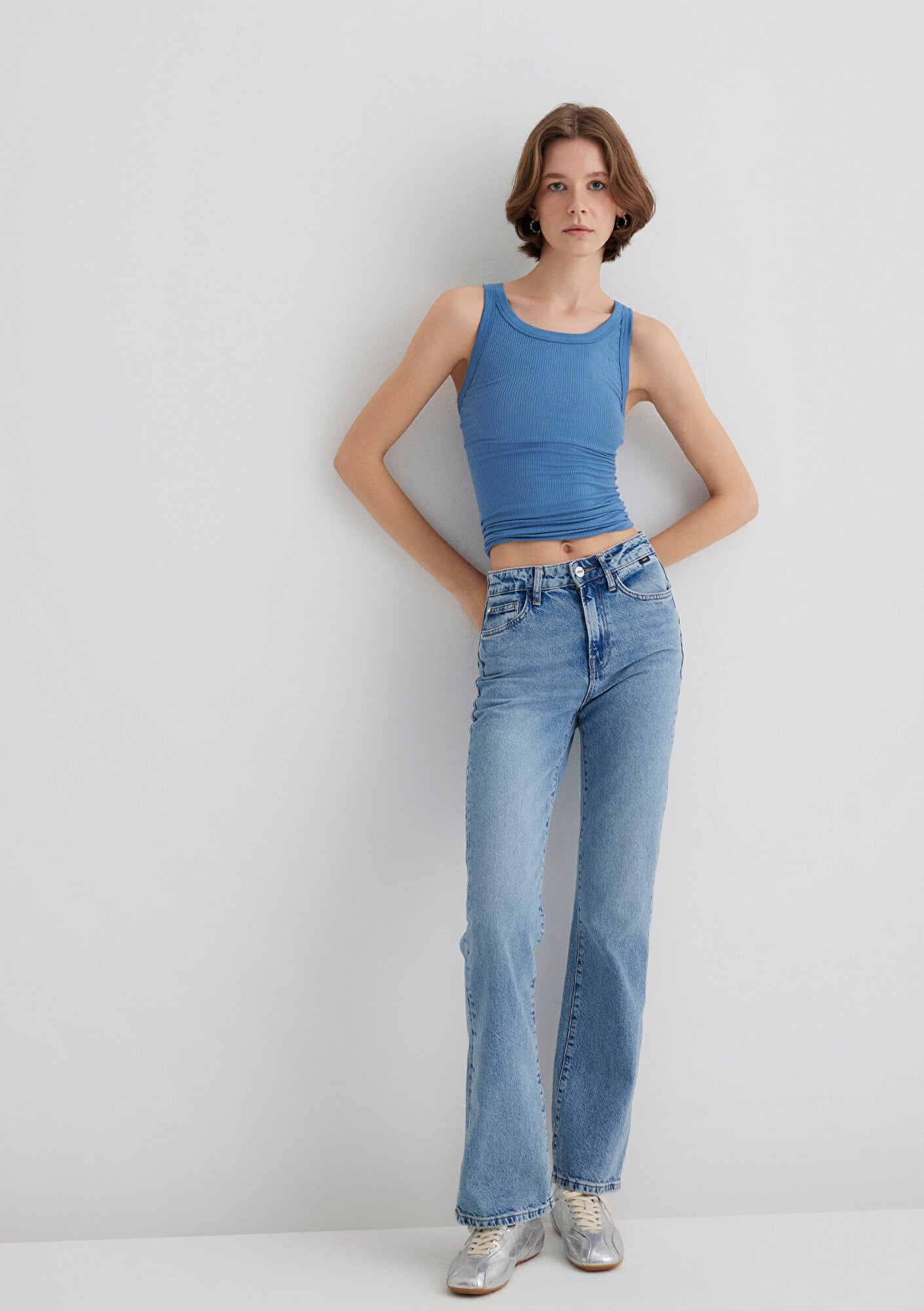  Mavi Miav 90lar İndigo Mavisi Jean Pantolon 1010299-83039