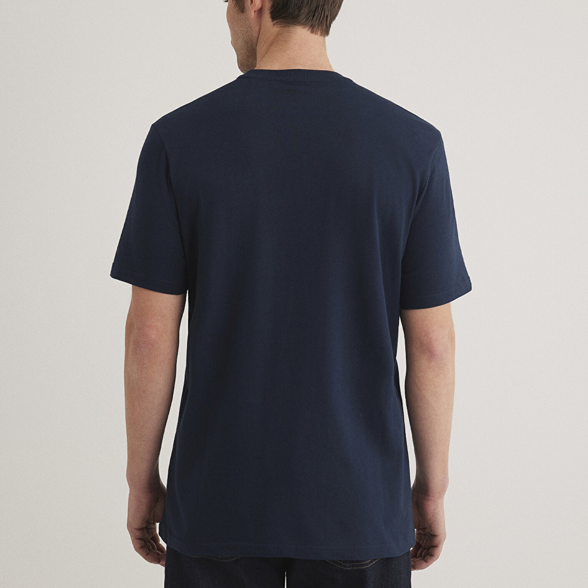 Mavi İstanbul Baskılı Lacivert Tişört Regular Fit / Normal Kesim 067114-34319