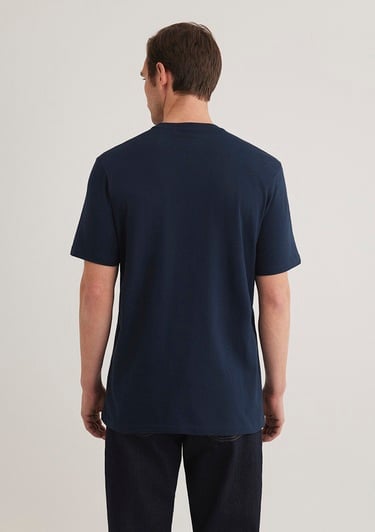  Mavi İstanbul Baskılı Lacivert Tişört Regular Fit / Normal Kesim 067114-34319