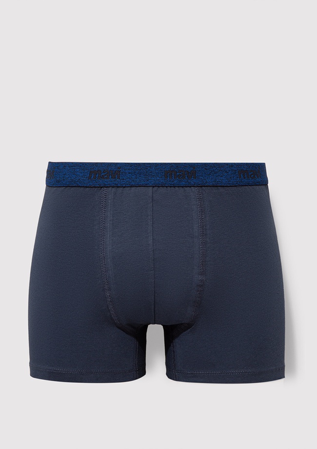  Mavi Lacivert Basic Boxer 091699-18790