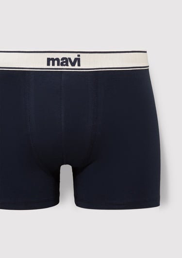  Mavi Lacivert Basic Boxer 092463-33648