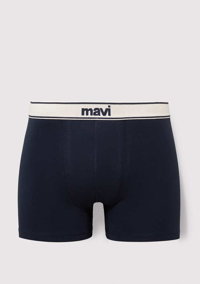  Mavi Lacivert Basic Boxer 092463-33648
