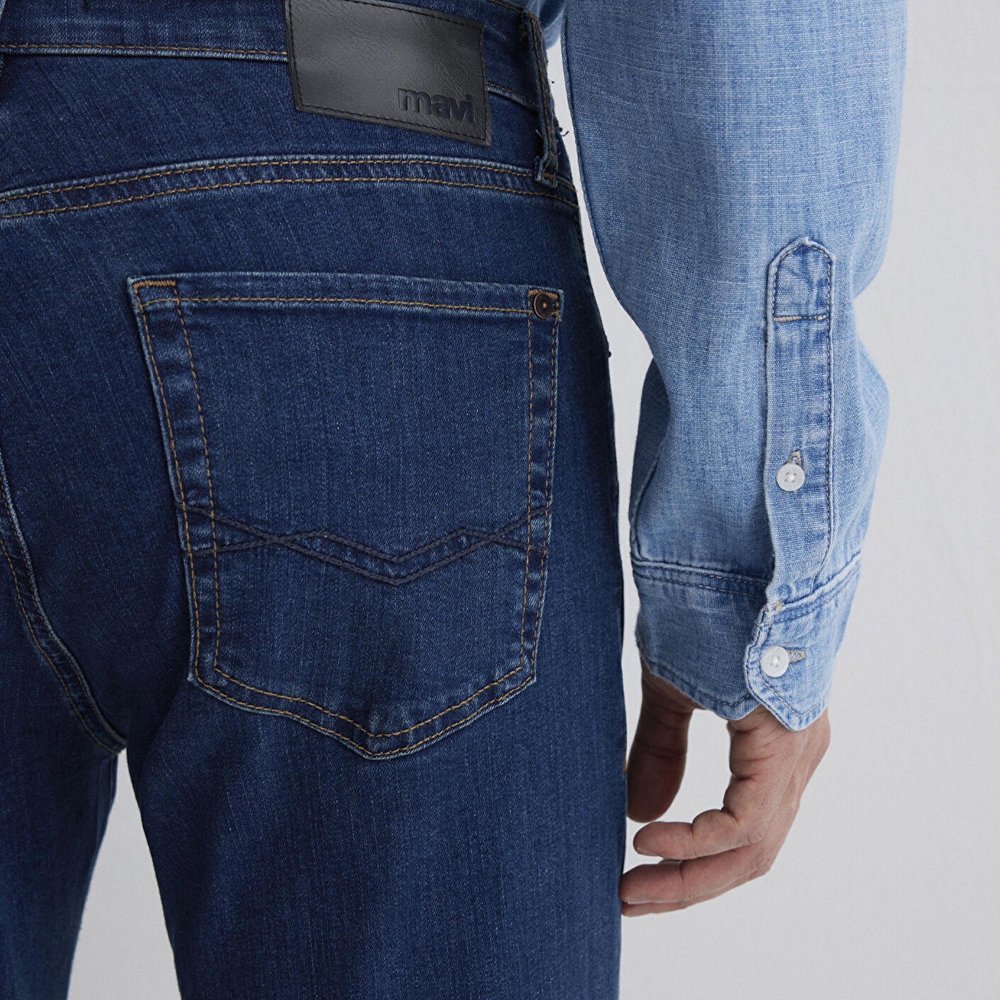 Mavi 177 Casual Koyu Mavi Comfort Jean Pantolon 0017732662