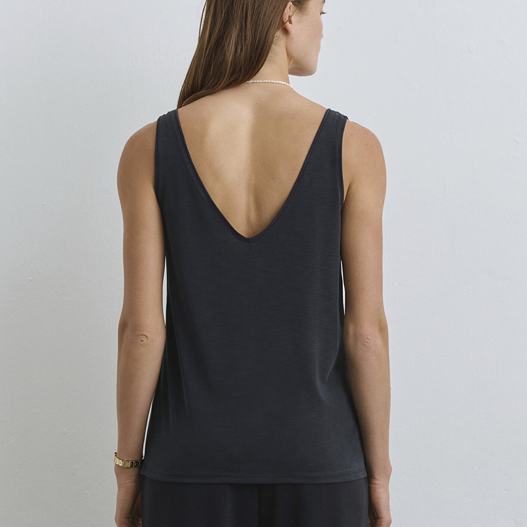 Mavi Lux Touch TENCEL TM Antrasit Modal Atlet Slim Fit / Dar Kesim 1610423-900