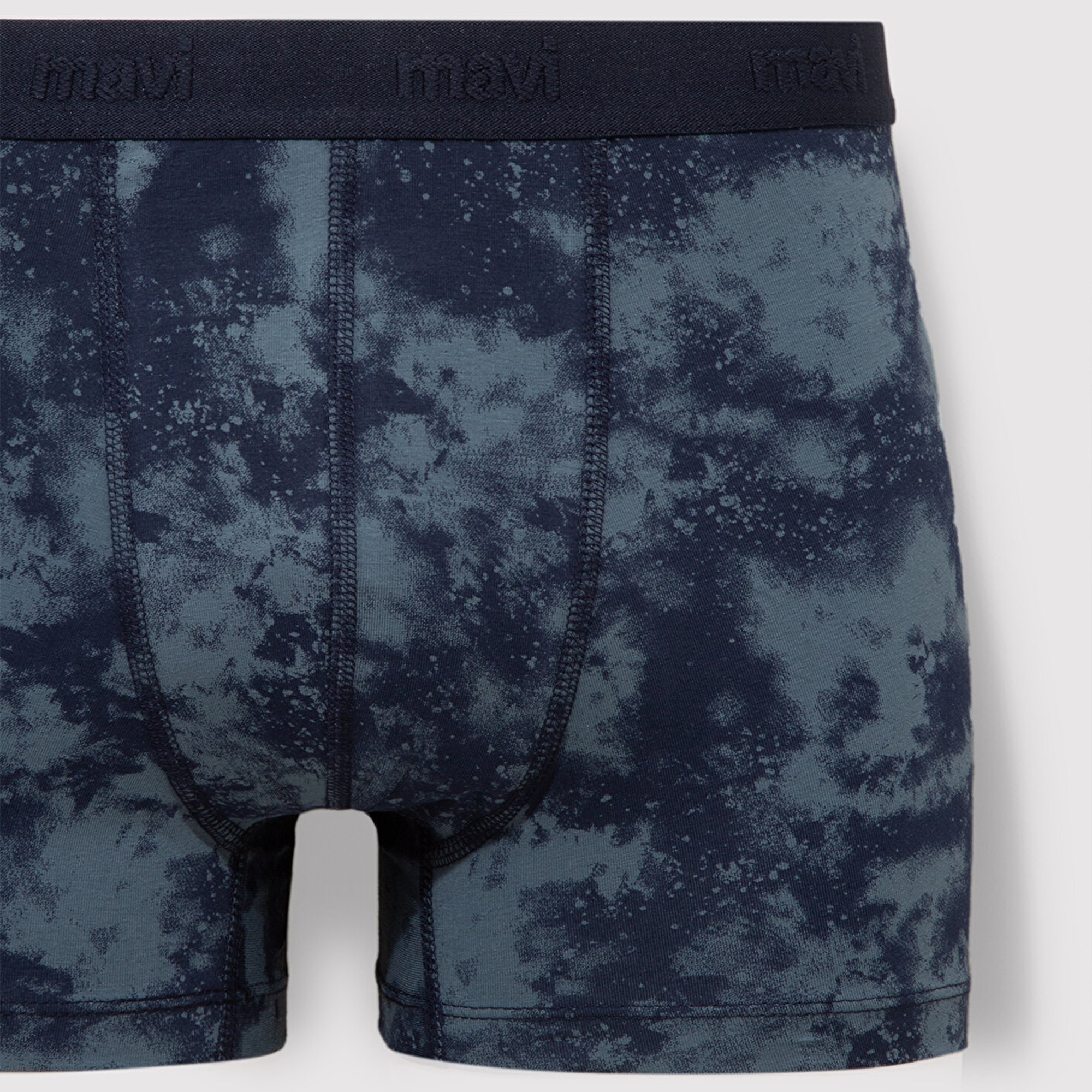 Mavi Batik Desenli Lacivert Boxer 092664-34340