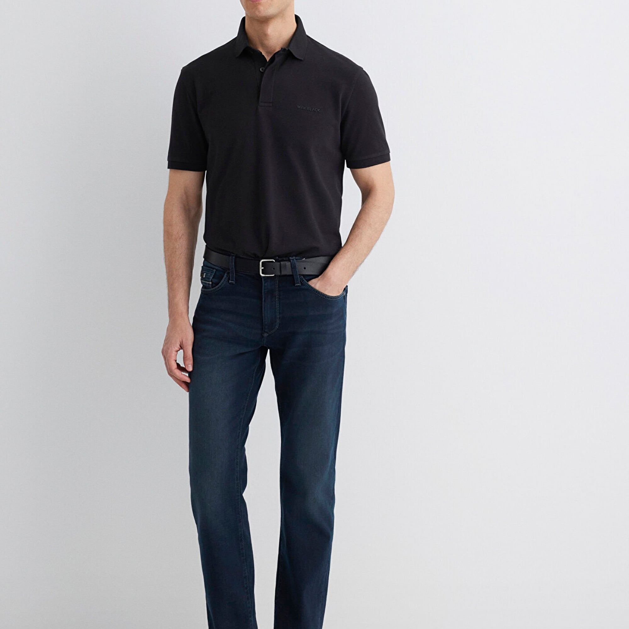 Mavi Hunter Mavi Black Gölgeli Mürekkep Mavi Jean Pantolon 0020231891