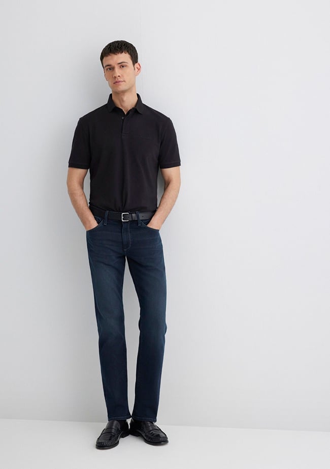  Mavi Hunter Mavi Black Gölgeli Mürekkep Mavi Jean Pantolon 0020231891