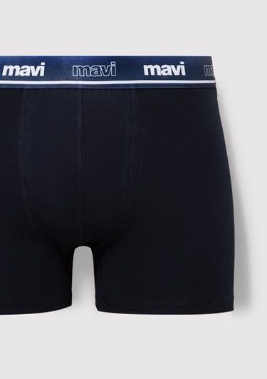  Mavi Lacivert Basic Boxer 092453-33648