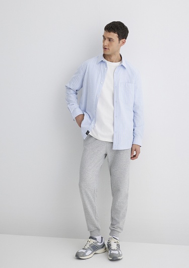  Mavi Gri Eşofman Altı 066907-33397