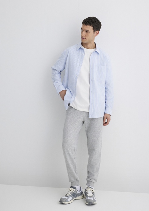  Mavi Gri Eşofman Altı 066907-33397