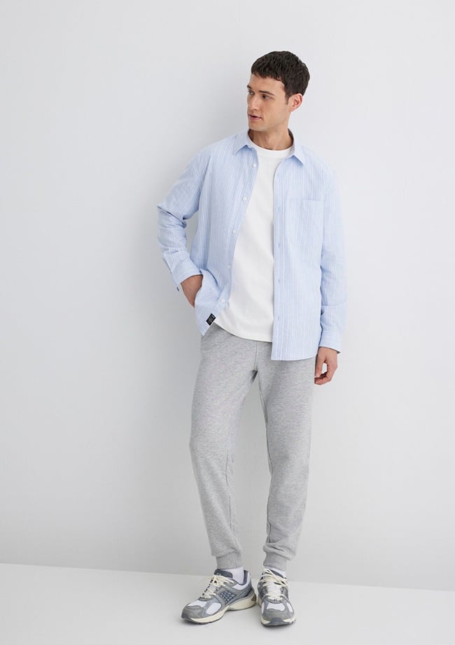  Mavi Gri Eşofman Altı 066907-33397