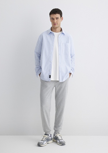  Mavi Gri Eşofman Altı 066907-33397