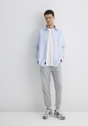  Mavi Gri Eşofman Altı 066907-33397